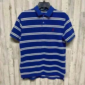 Ralph Lauren Blue Striped Polo Shirt